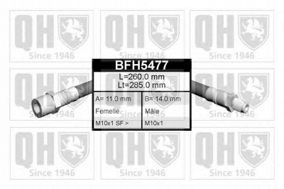 QUINTON HAZELL bfh5477 -  Тормозной шланг